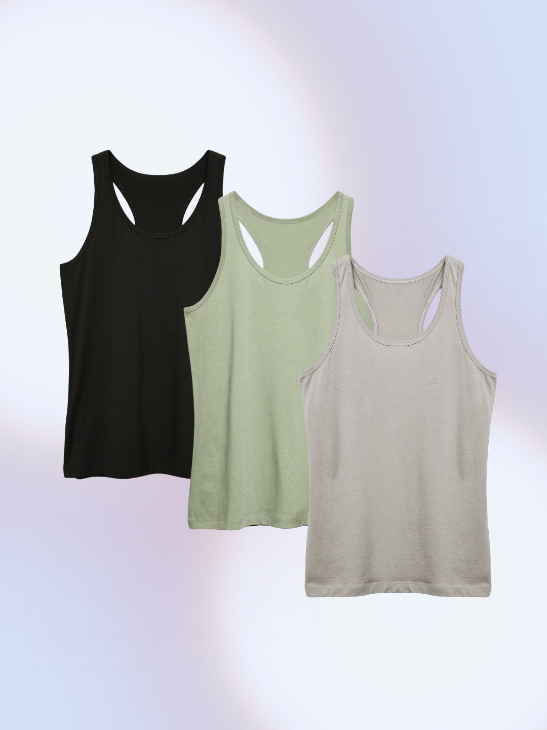 Women's Tank Top - Pack Of 3 - Solids