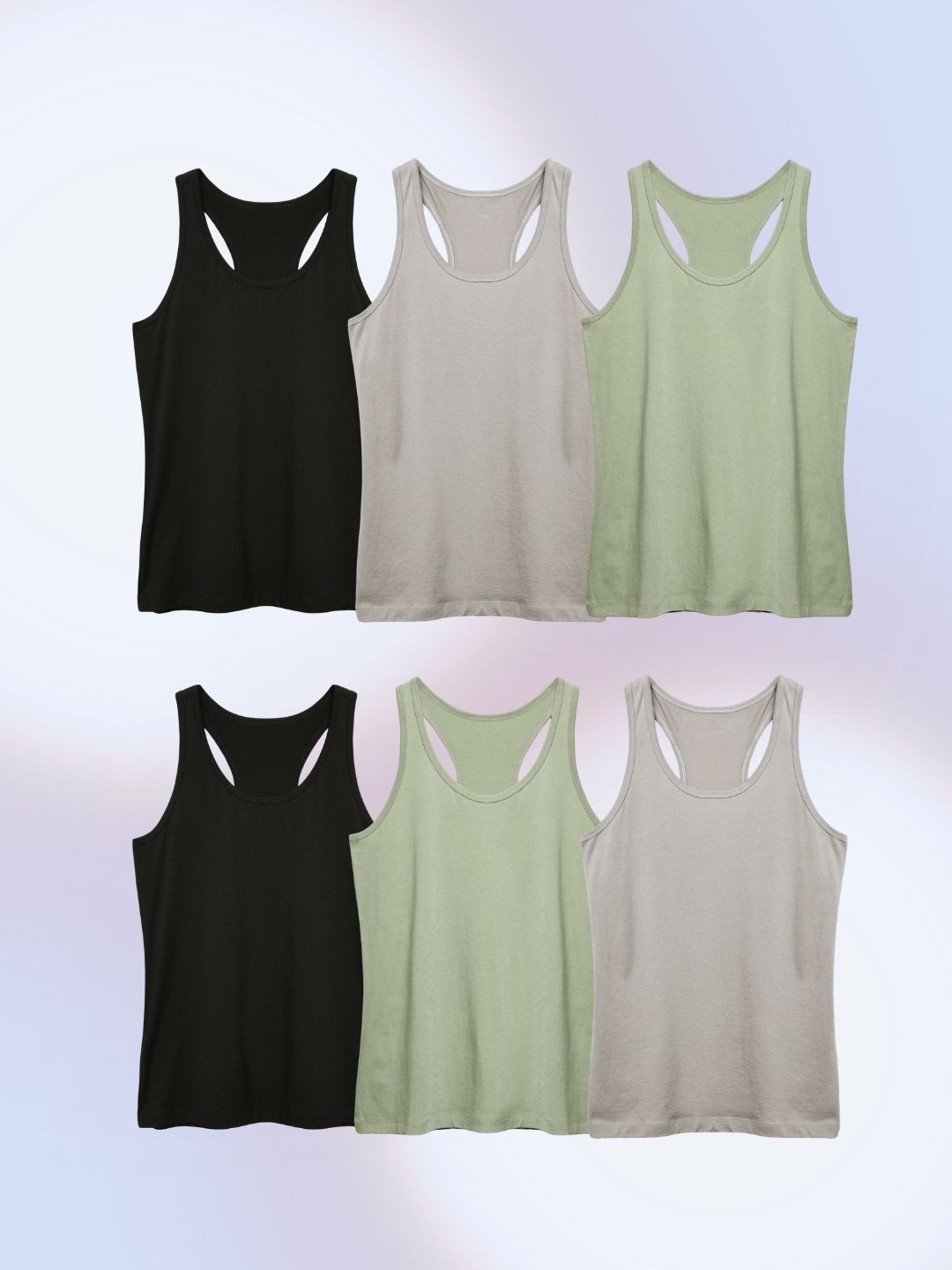 Women's Tank Top - Pack Of 6 - Solids