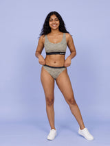U-Back Lounge Bralette - Fractured Gaze