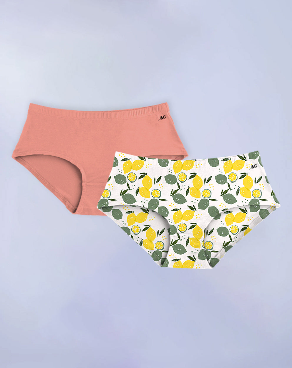 PURESOFT BARE HIPSTER - PACK OF 2 - ALMOND NUDE & LEMON CRUSH