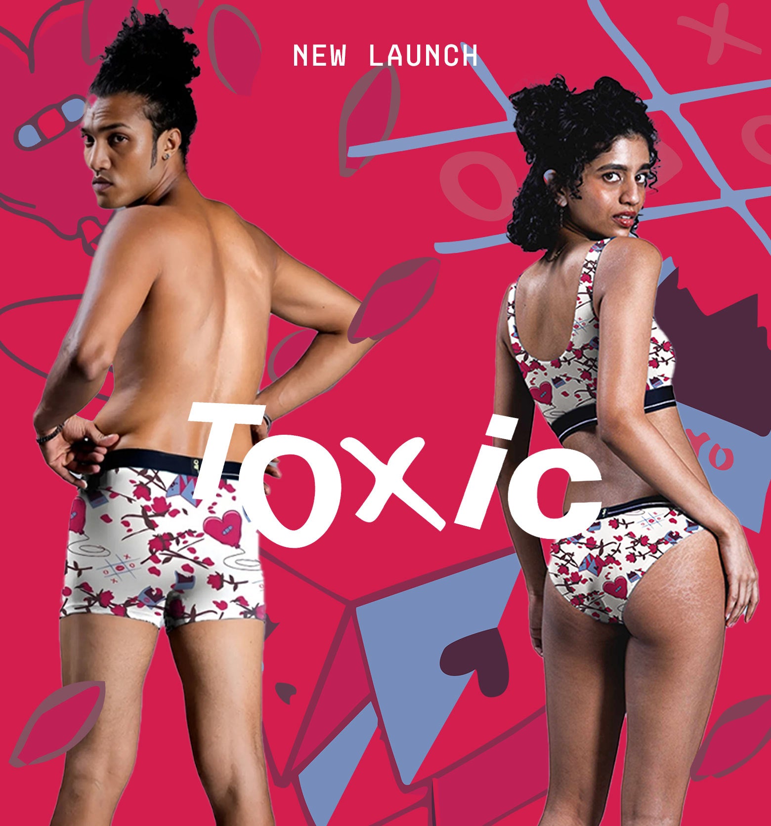 Buy Matching Underwear Sets for Couples Online Tailor and Circus