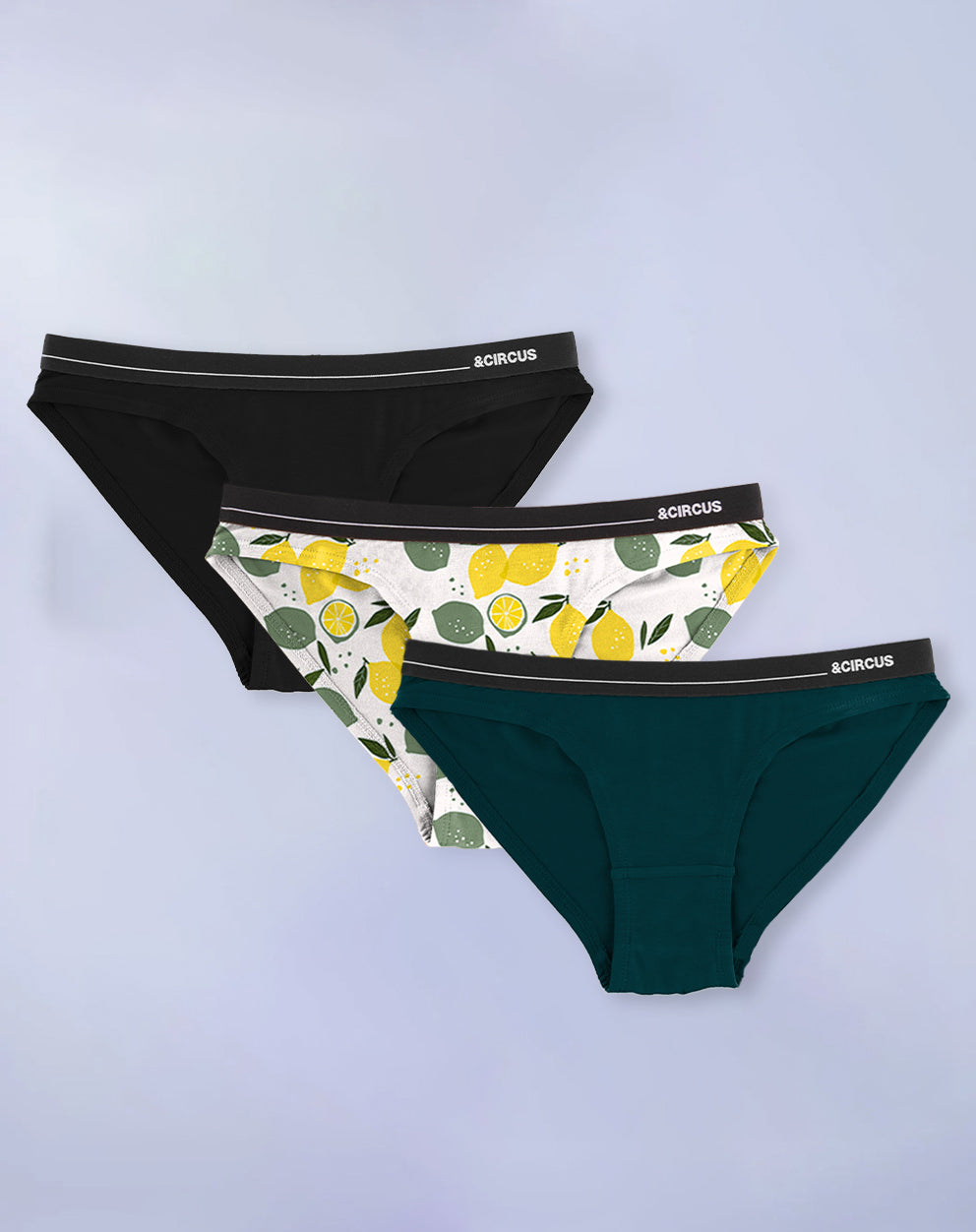 PURESOFT BIKINI - PACK OF 3 - LEMON CRUSH & SOLIDS