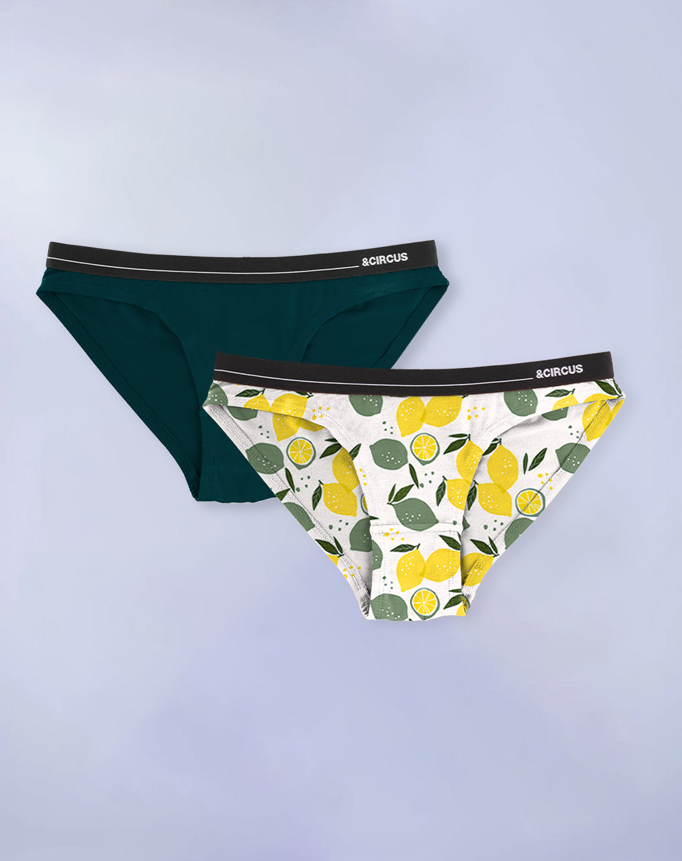 PURESOFT BIKINI - PACK OF 2 - RACING GREEN & LEMON CRUSH
